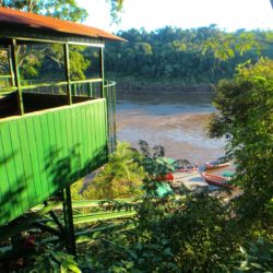 Chegada ao local onde é realizado o Macuco Safari