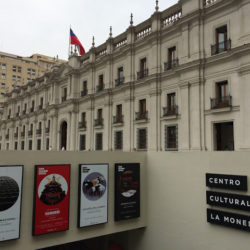 La Moneda e o Centro Cultural La Moneda, localizado abaixo dele